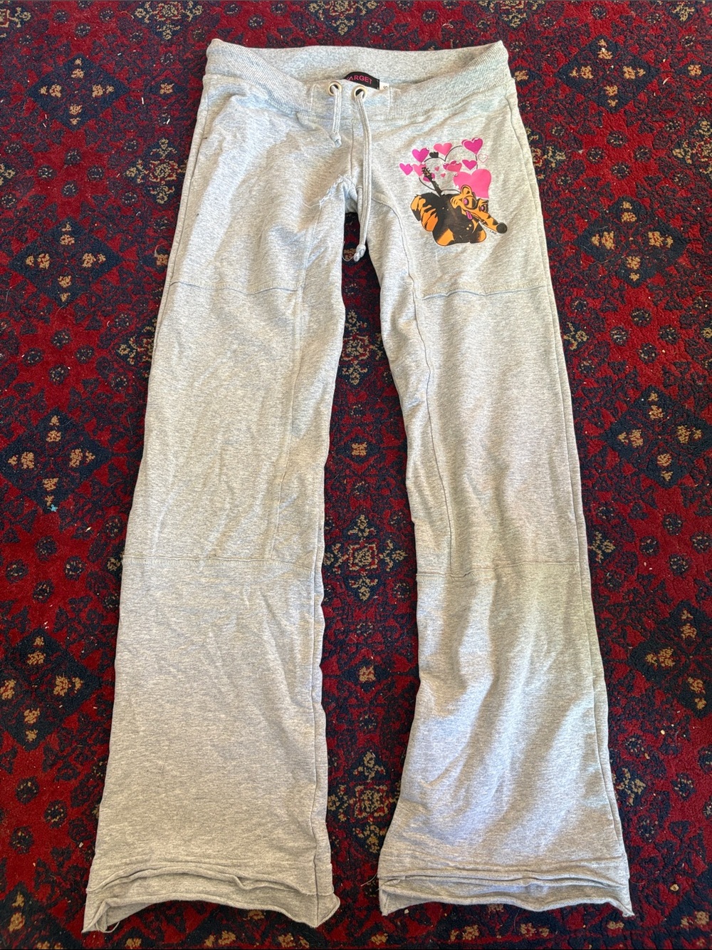 Y2K low rise Sweatpants with Graphic